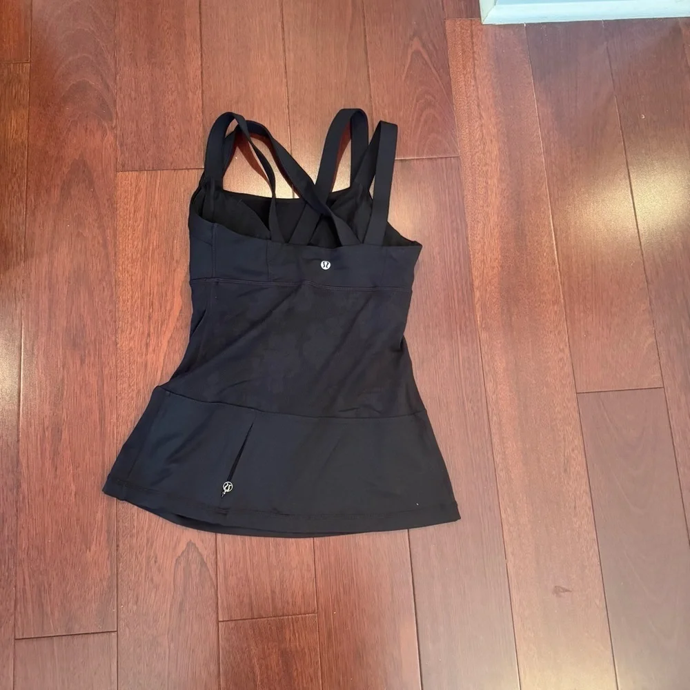 lululemon athletica Black Tank Top